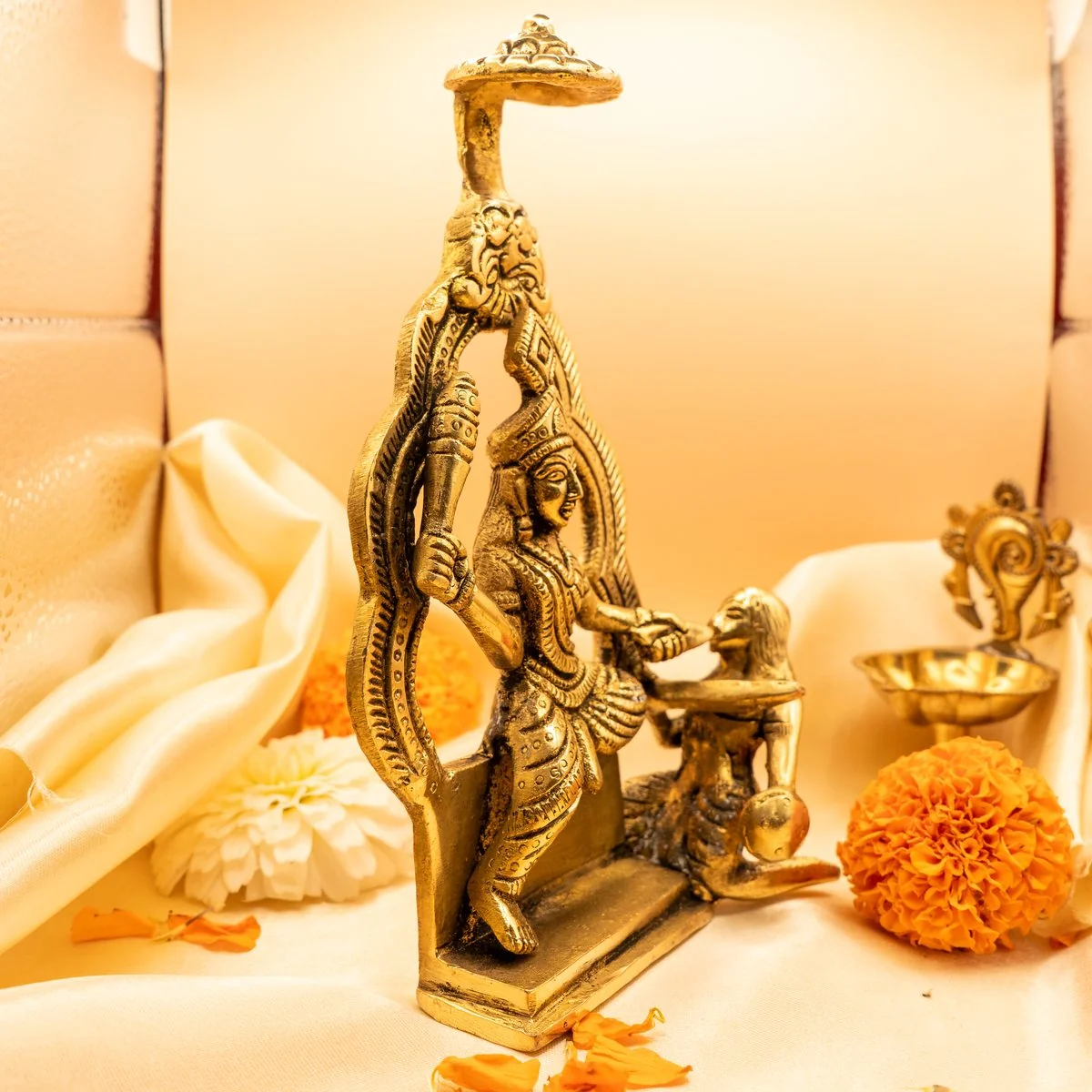 Banglamukhi MATA Idol (Pital Murti) view 2