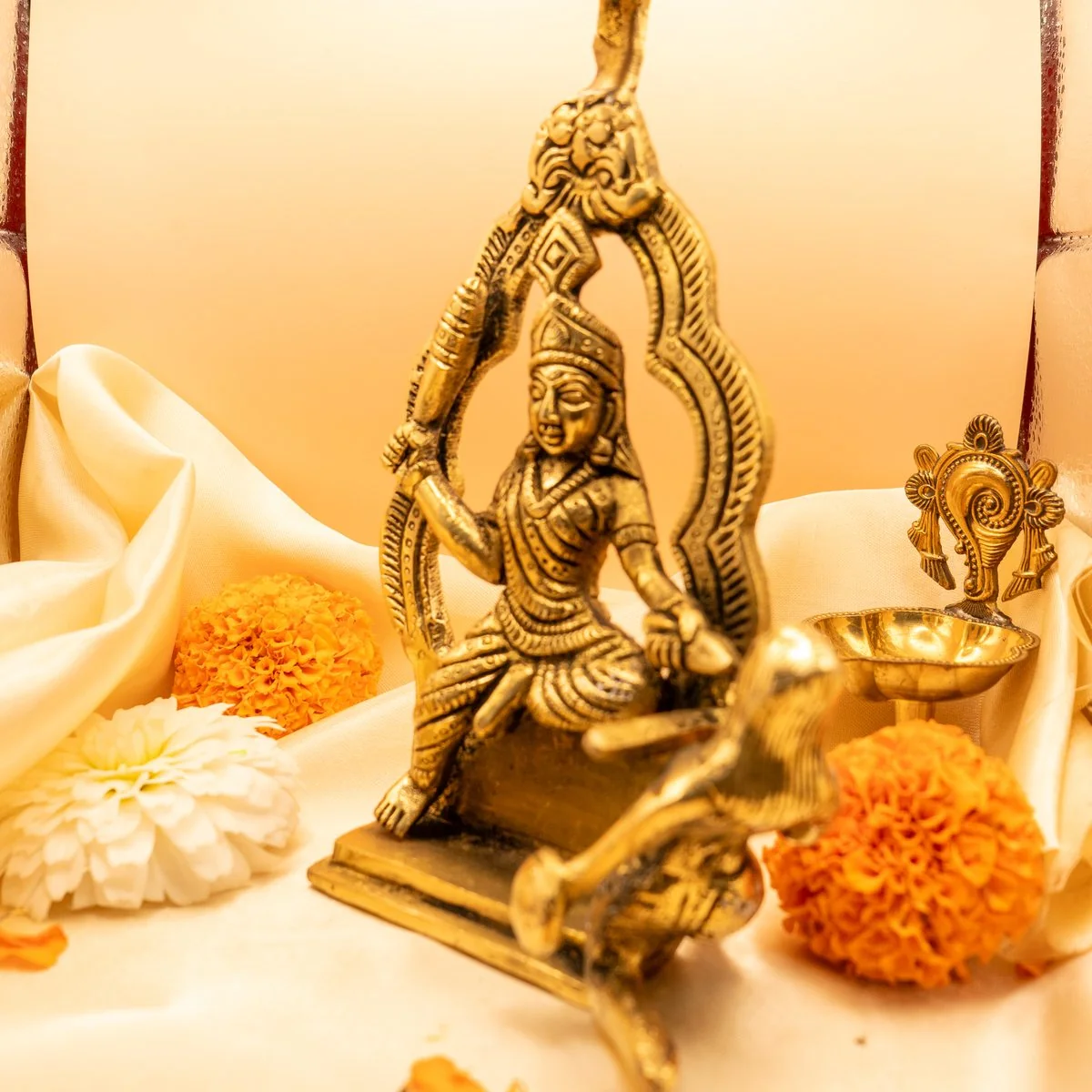 Banglamukhi MATA Idol (Pital Murti) view 3