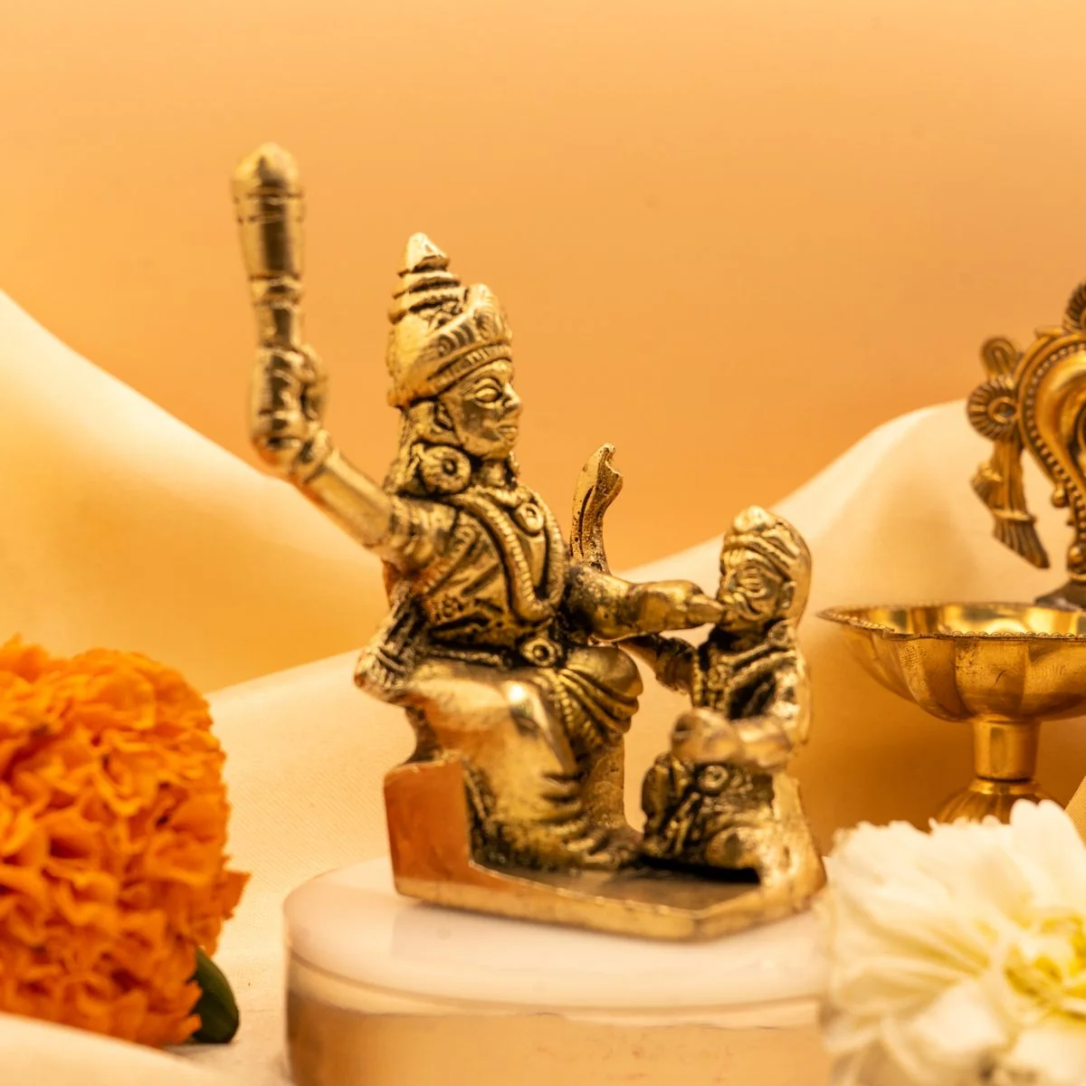 Banglamukhi MATA Idol (Pital Murti) view 3