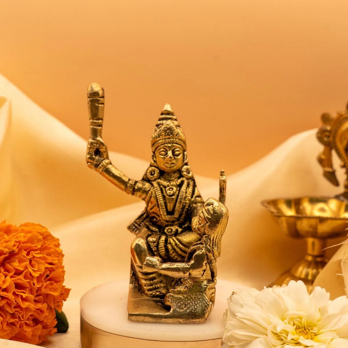 Banglamukhi MATA Idol (Pital Murti) view 9