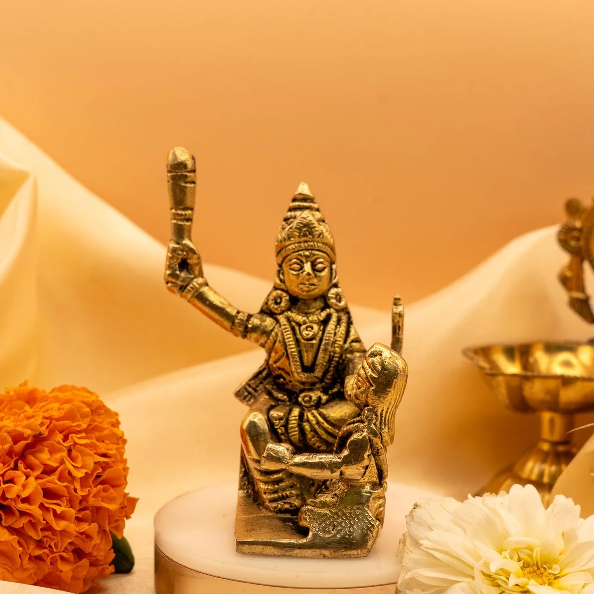 Banglamukhi MATA Idol (Pital Murti) view 10