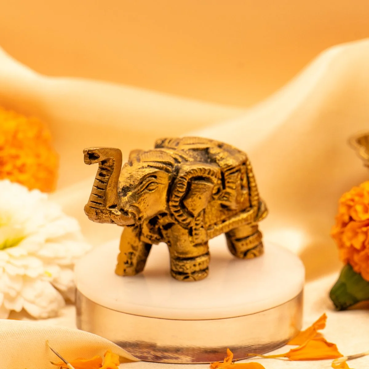 Elephant Statue Decorative Showpiece Figurines view 3