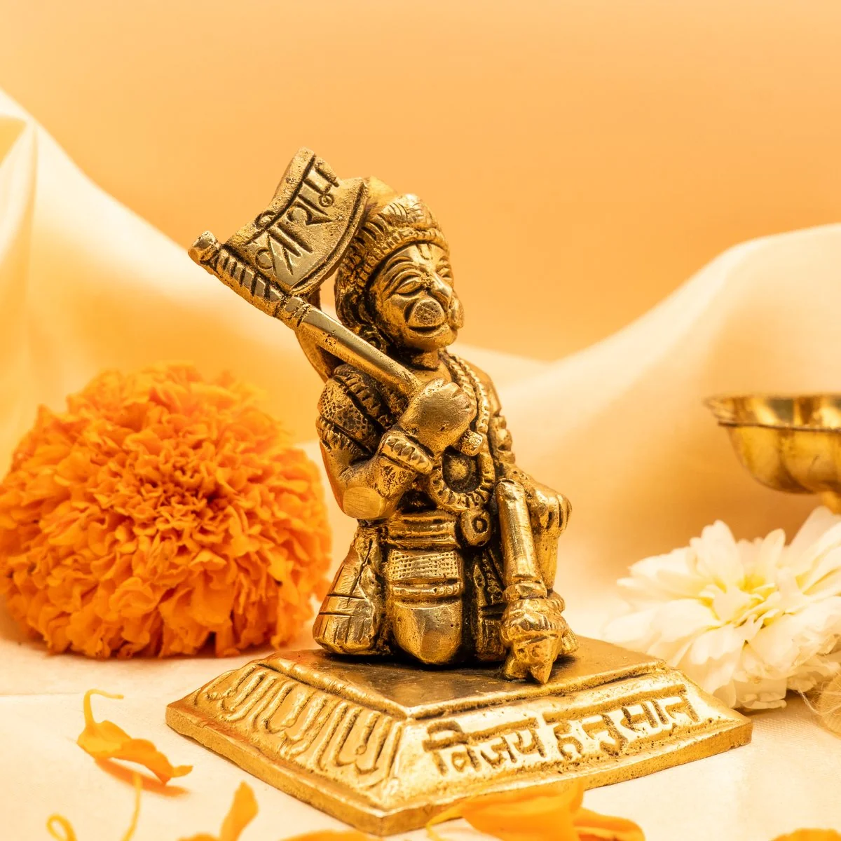 Jai Shree Ram Hanuman Ji Full Solid Gada Showpiece view 6