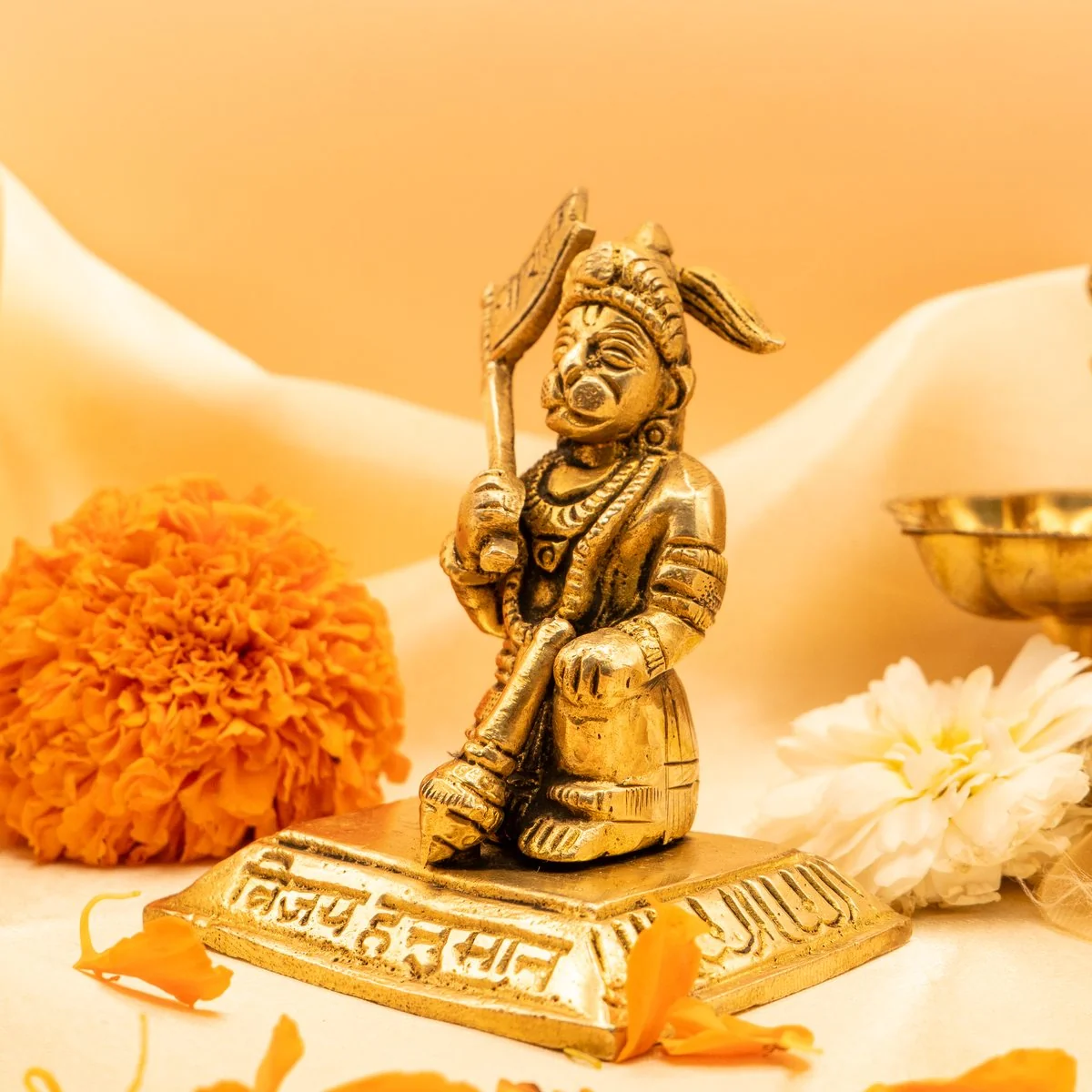 Jai Shree Ram Hanuman Ji Full Solid Gada Showpiece view 7