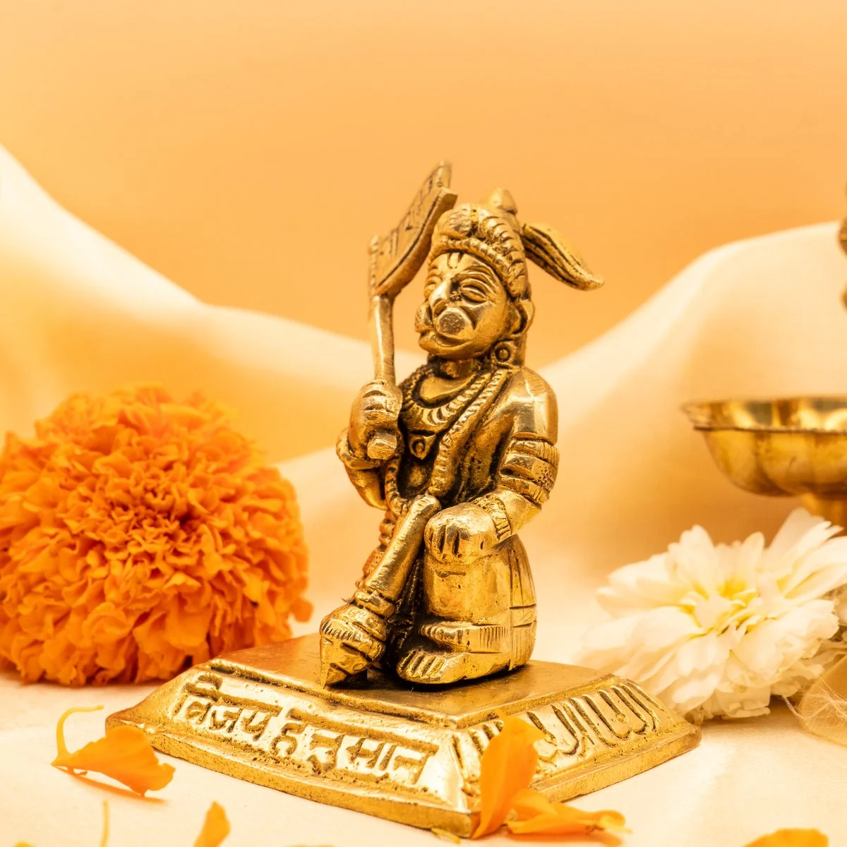 Jai Shree Ram Hanuman Ji Full Solid Gada Showpiece view 8