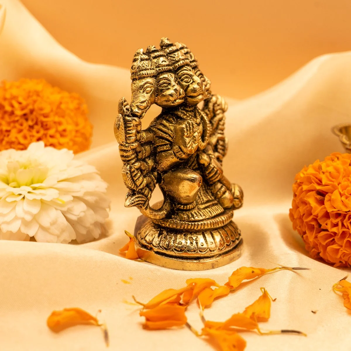 Hanuman ji with Pahad Sanjeevani Parbat Idol view 7