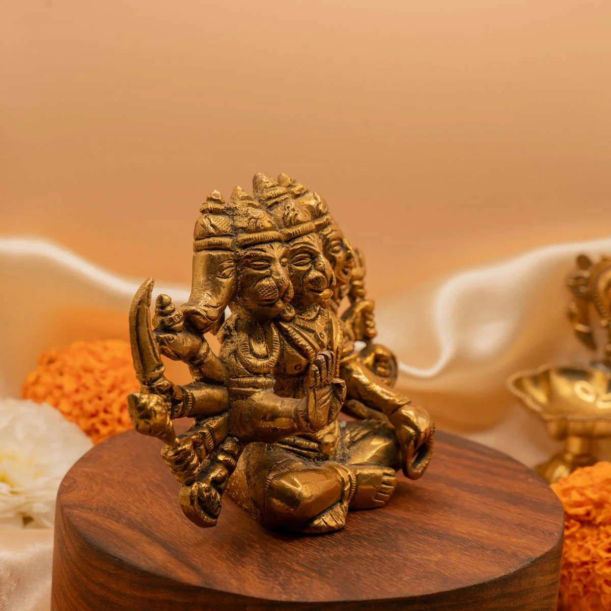 Panchmukhi Hanuman Murti  Idol (Medium) view 6