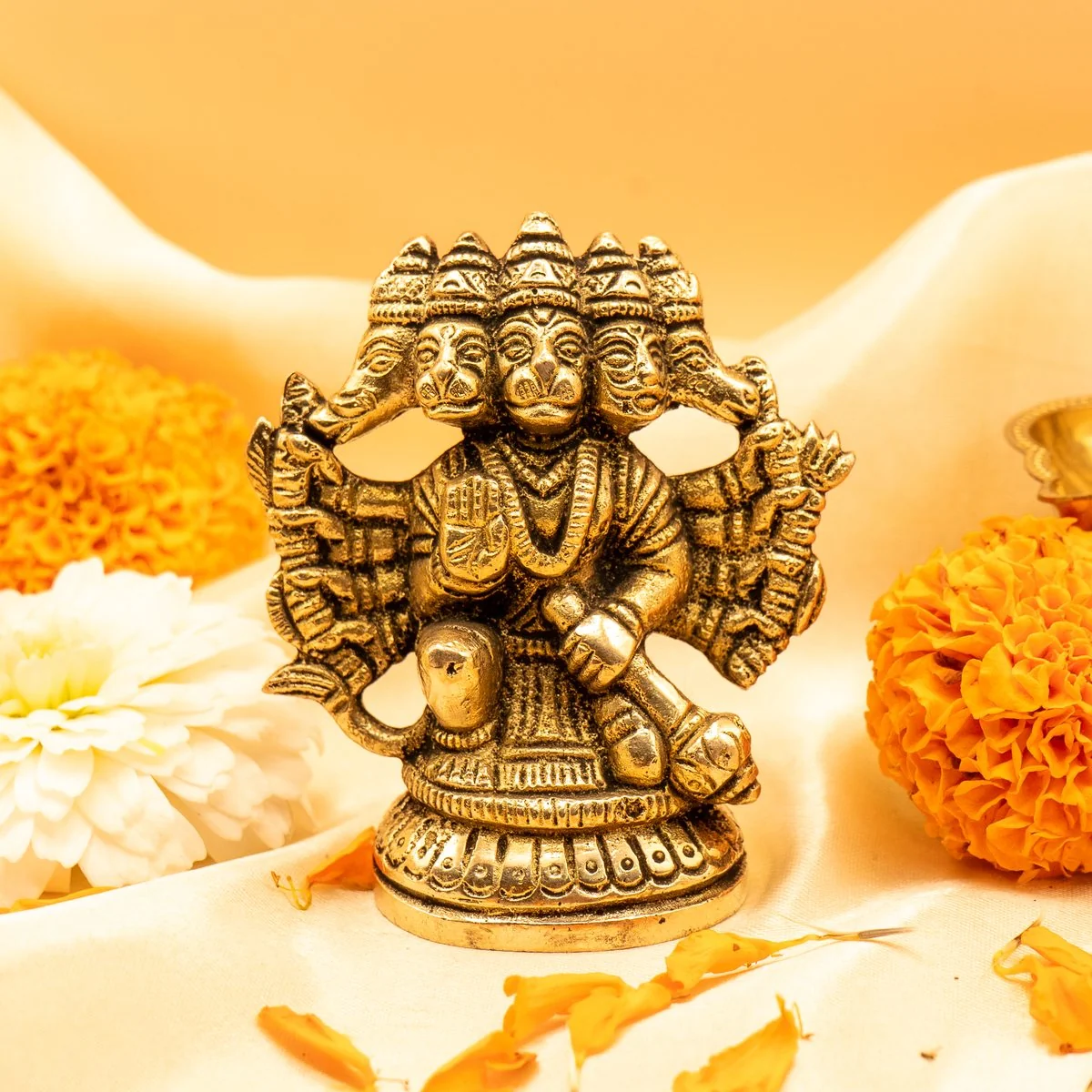 Panchmukhi Hanuman Murti  Idol (Small) view 4