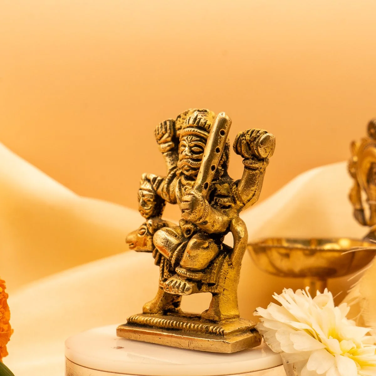 Kaal Bhairav with Dog Ji Panchdhaatu view 5