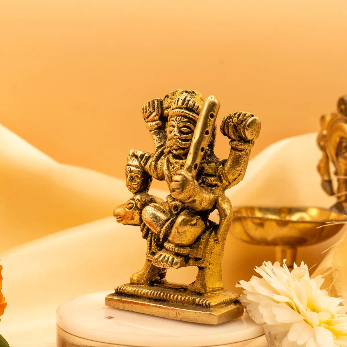 Kaal Bhairav with Dog Ji Panchdhaatu view 6