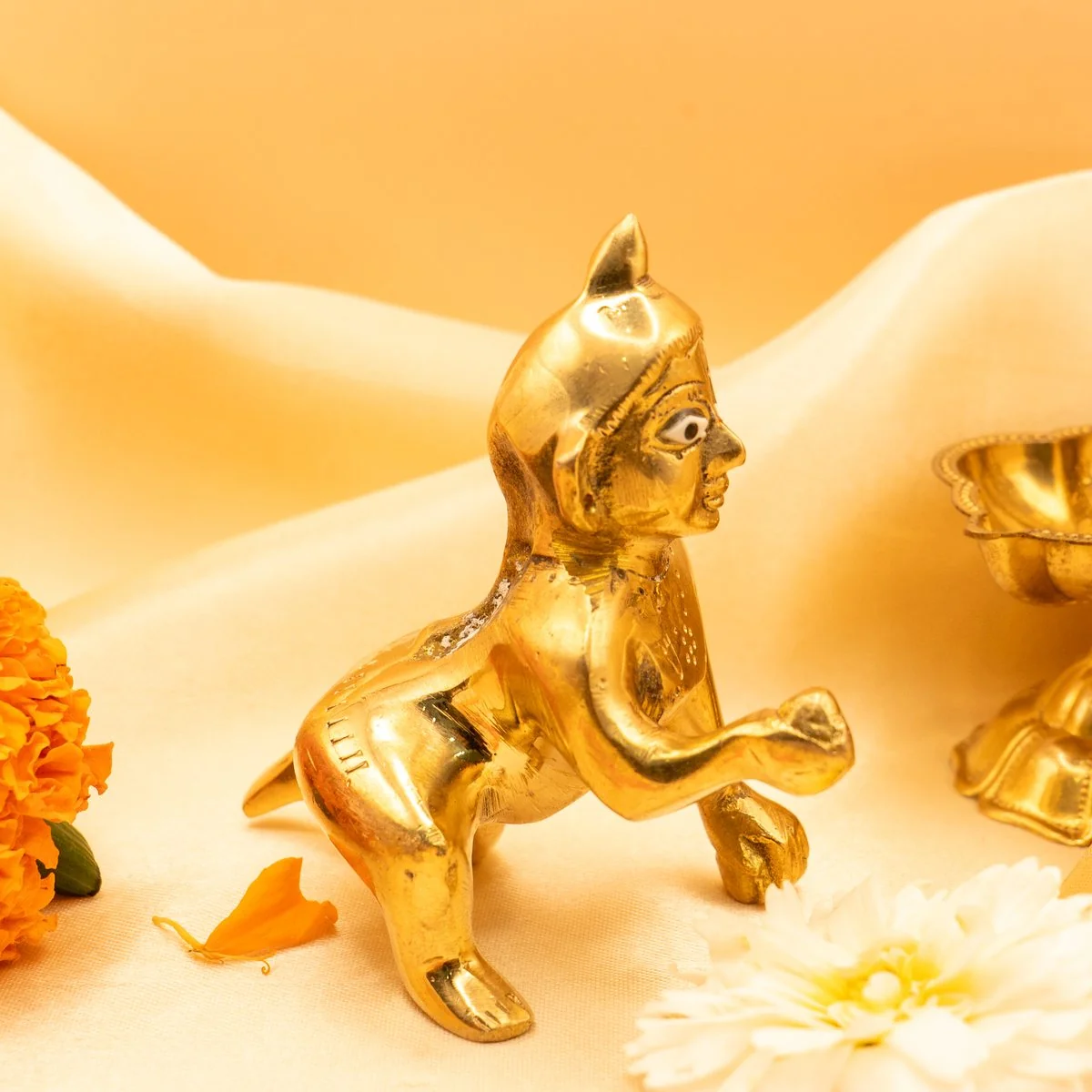 Brass Laddu Gopal view 10