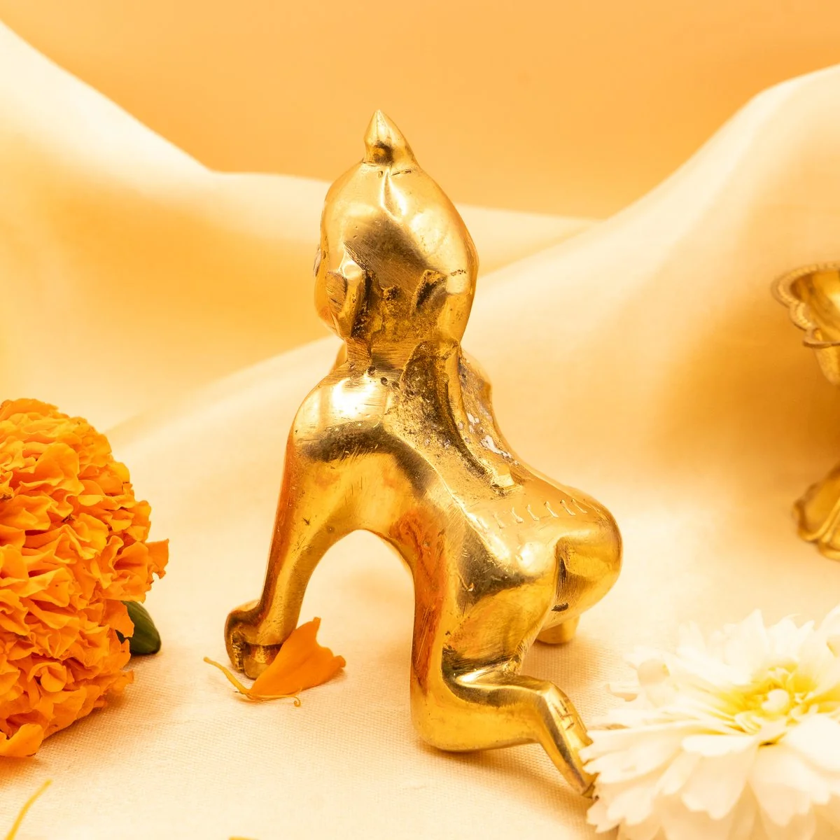 Brass Laddu Gopal view 7