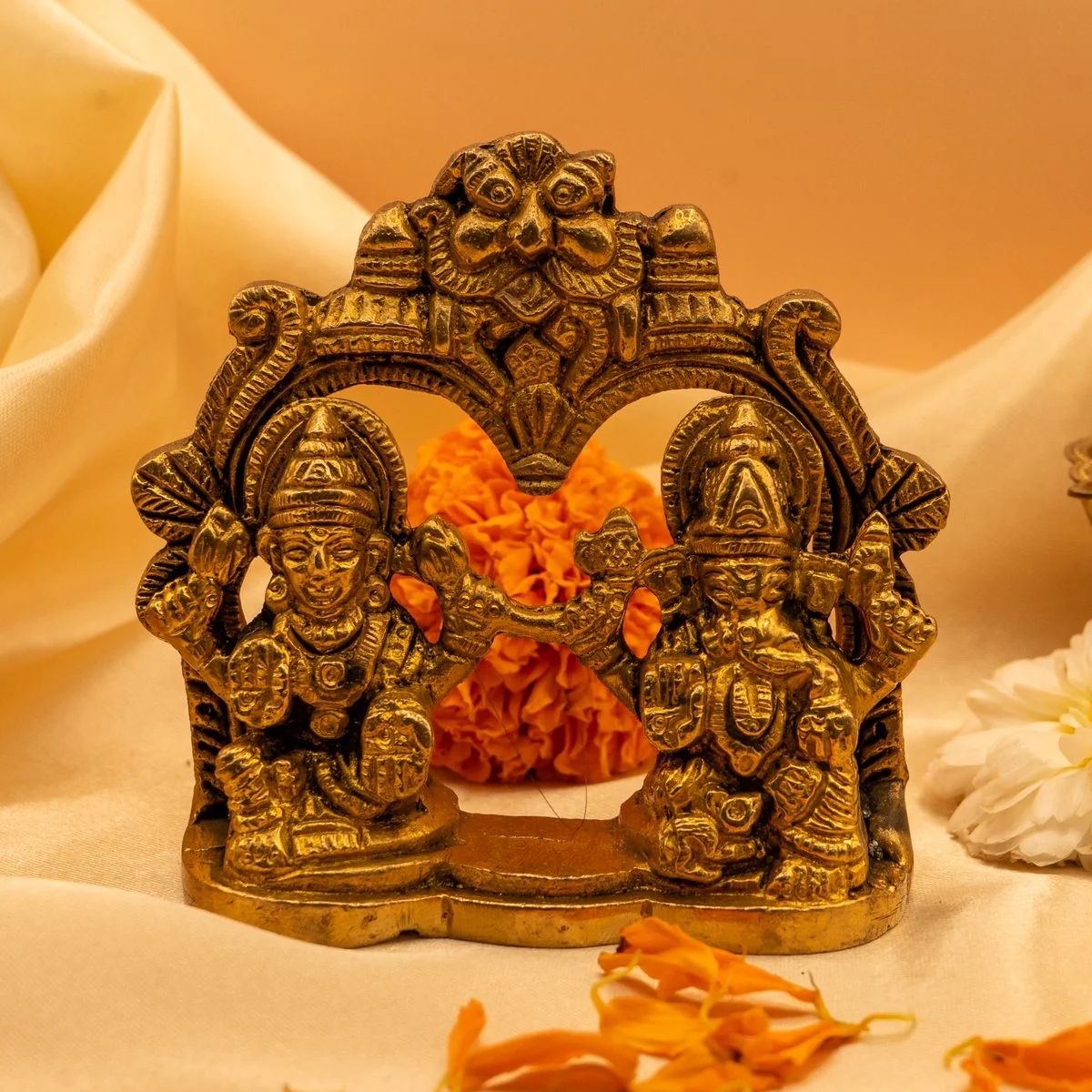 Laxmi Ganesh Murti Idol Brass Idol