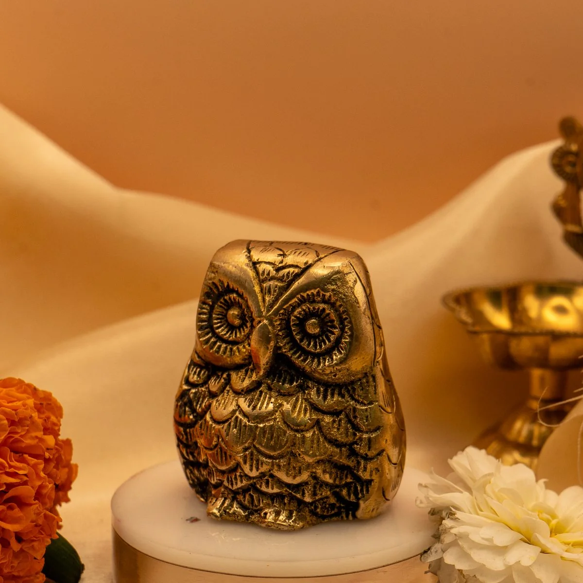Owl Murti Idol 6 cm view 3