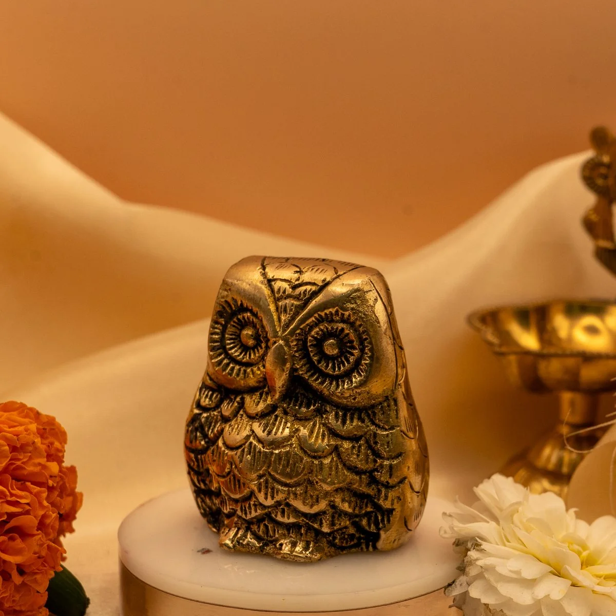 Owl Murti Idol 6 cm view 4