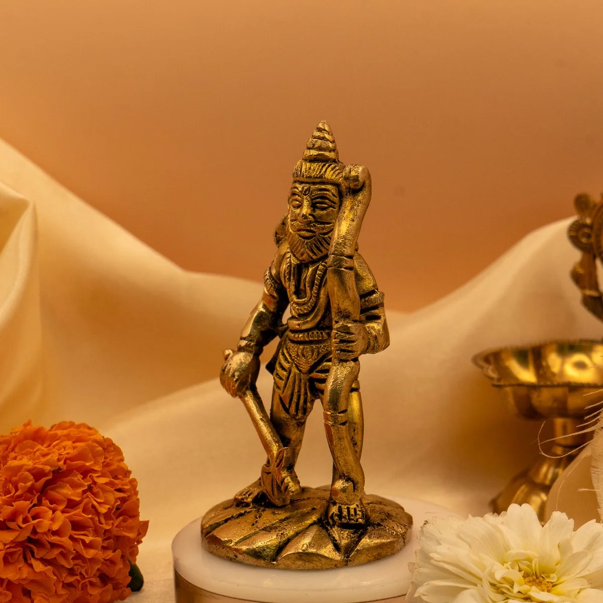 Lord Parshuram Brass Idol (10 cm) Murti view 3