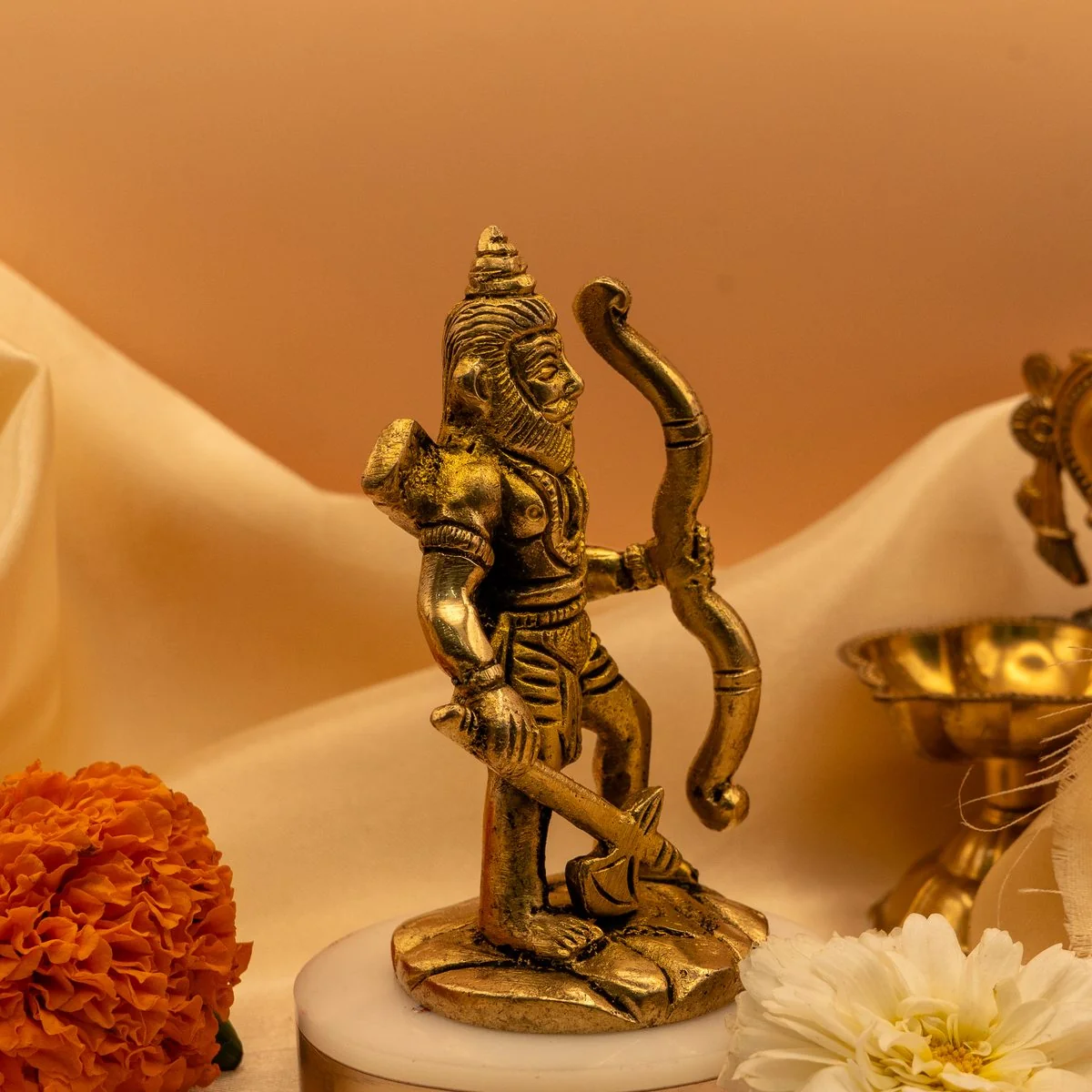 Lord Parshuram Brass Idol (10 cm) Murti view 5