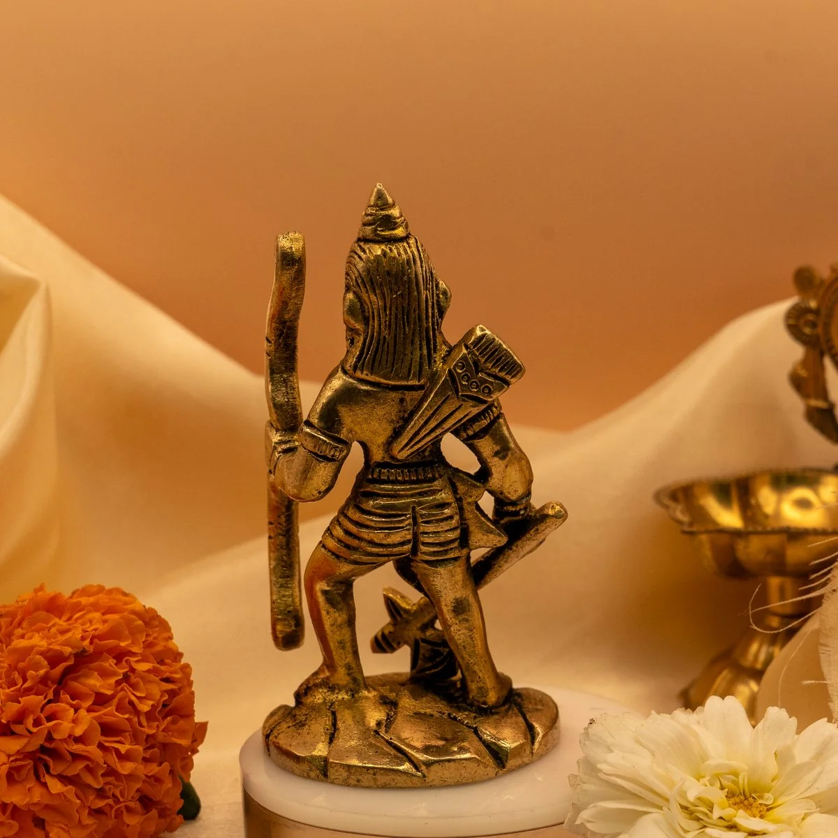 Lord Parshuram Brass Idol (10 cm) Murti view 8