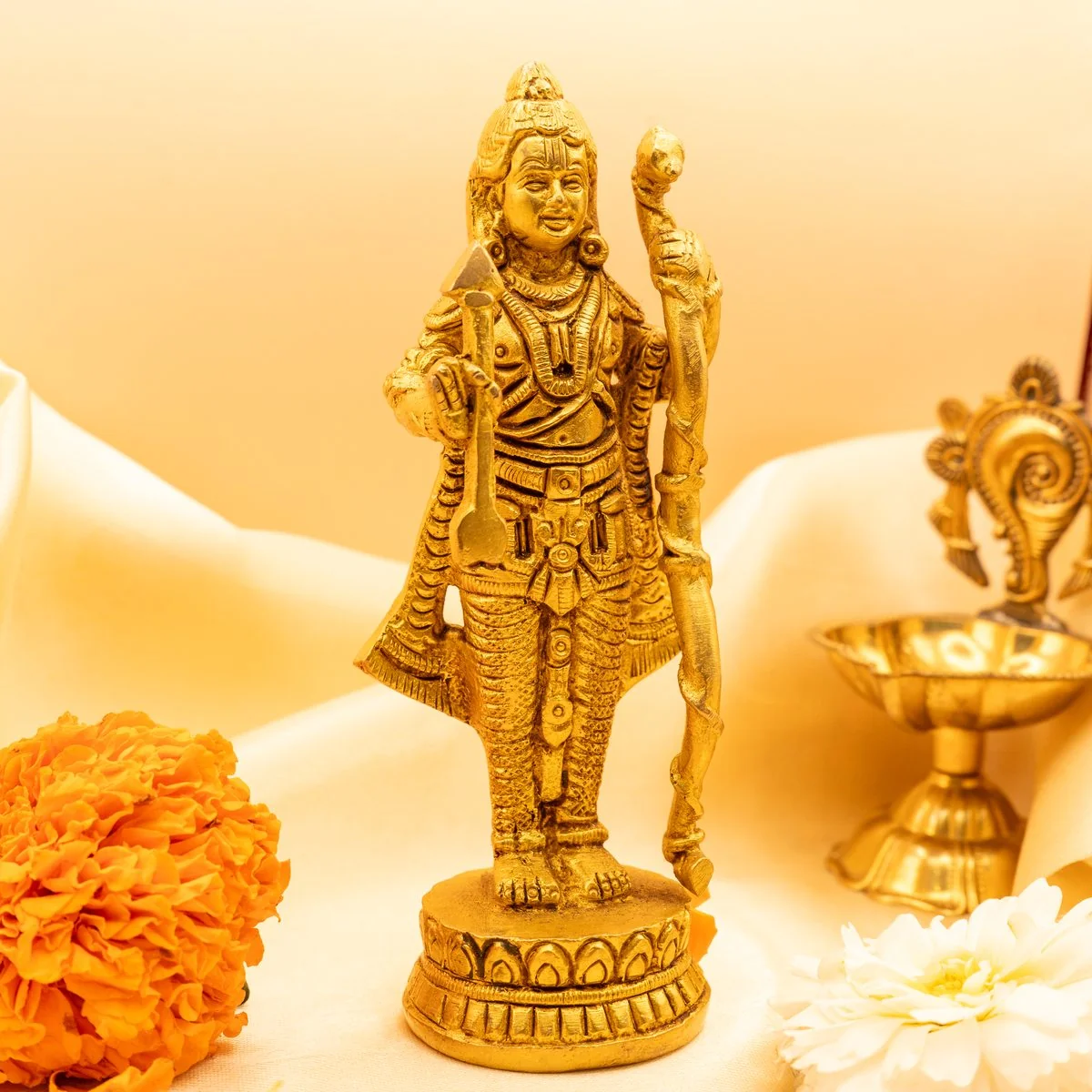 Ram Murti/Rama Idol/Pital Vishnu Ram Avatar view 2