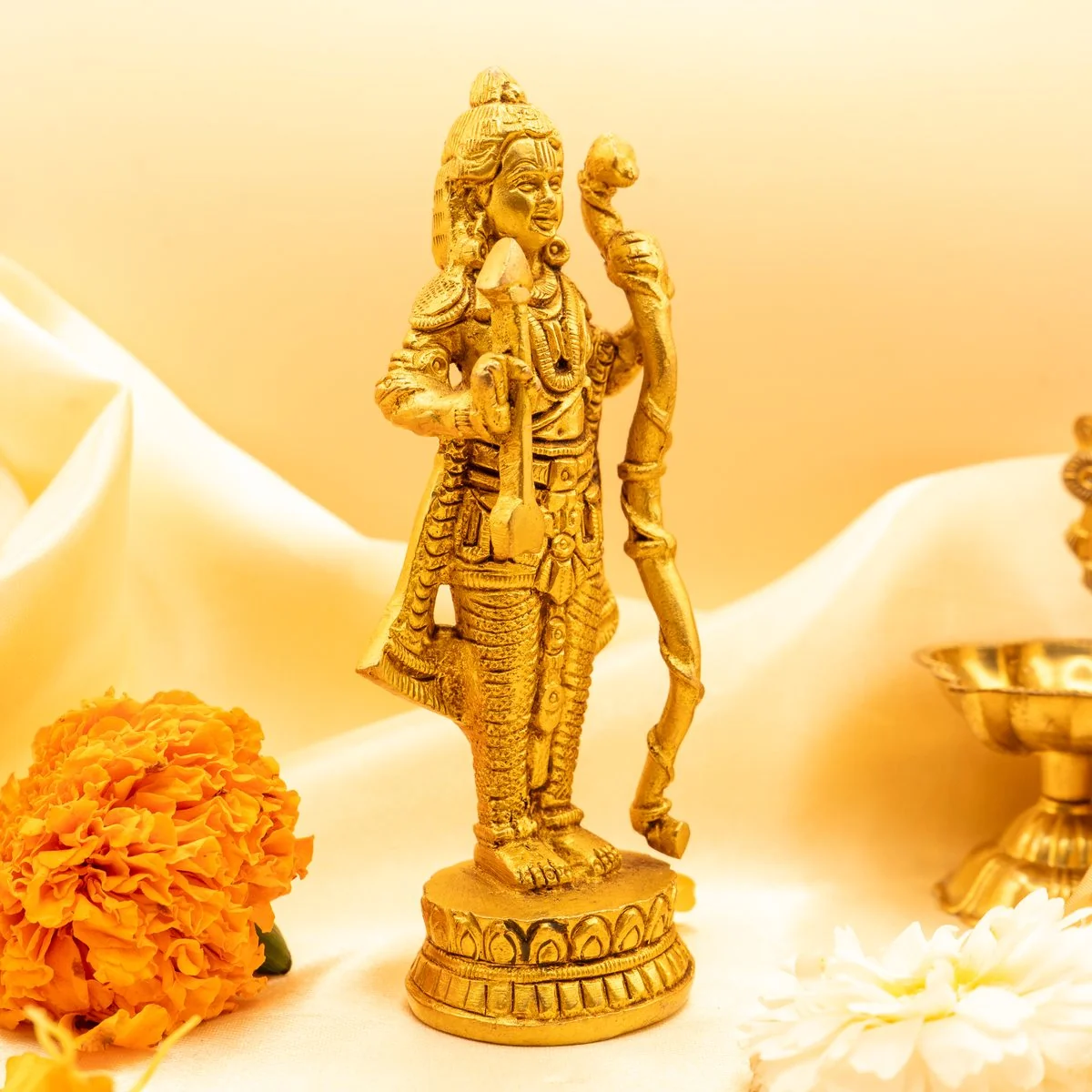 Ram Murti/Rama Idol/Pital Vishnu Ram Avatar view 3