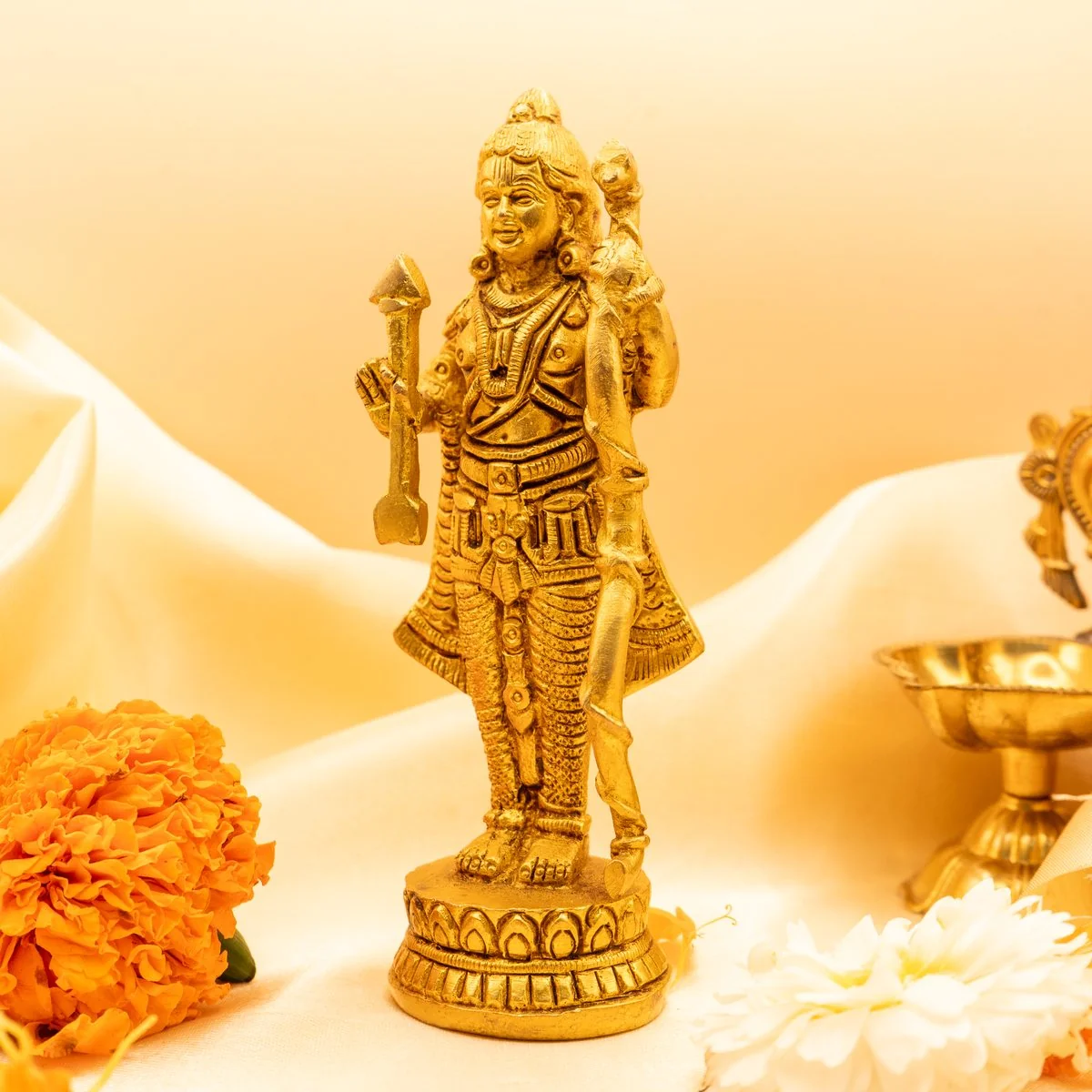 Ram Murti/Rama Idol/Pital Vishnu Ram Avatar view 4