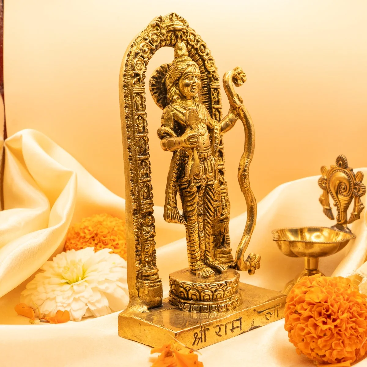 Ram Murti/Rama Idol/Pital Vishnu Ram Avatar view 3
