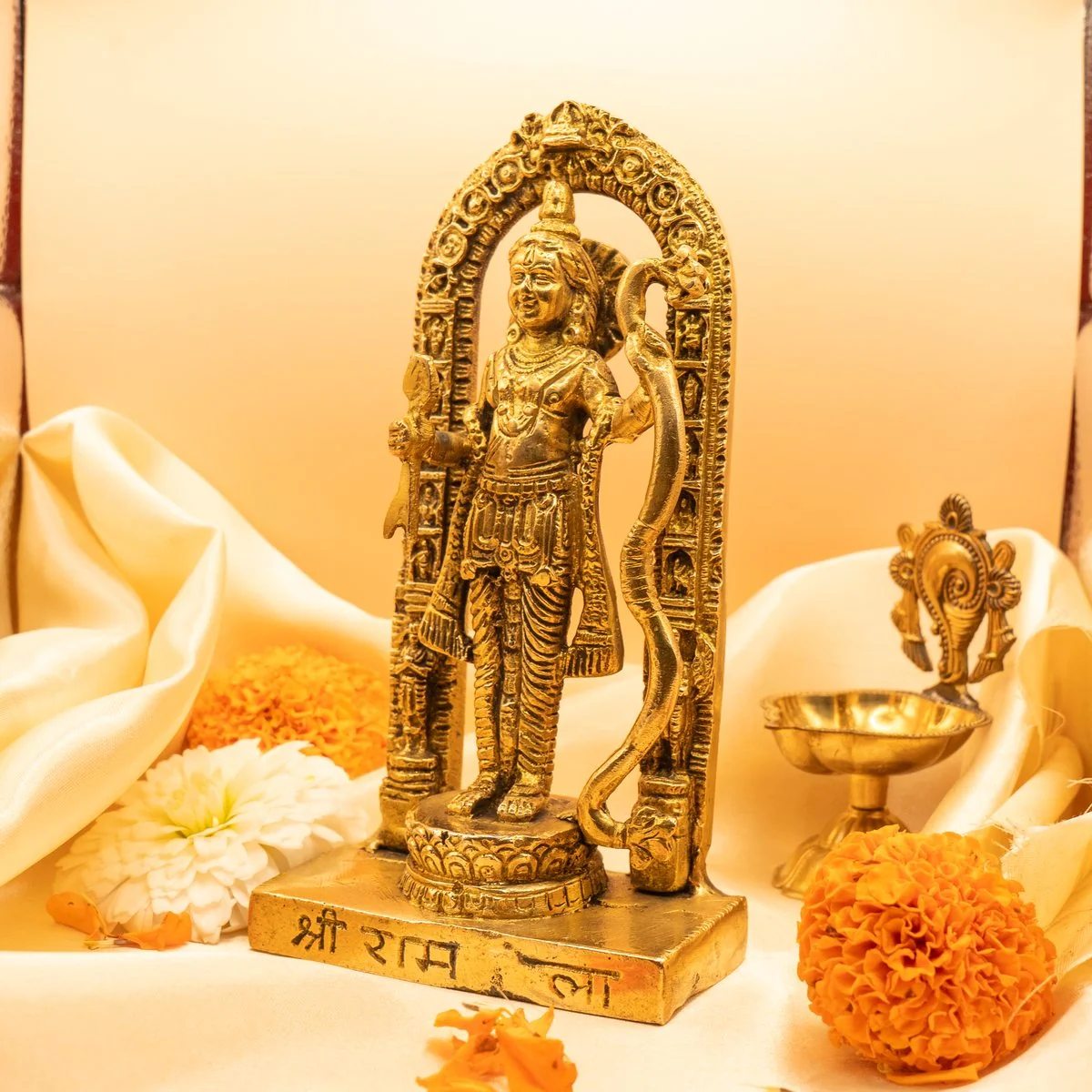 Ram Murti/Rama Idol/Pital Vishnu Ram Avatar view 4