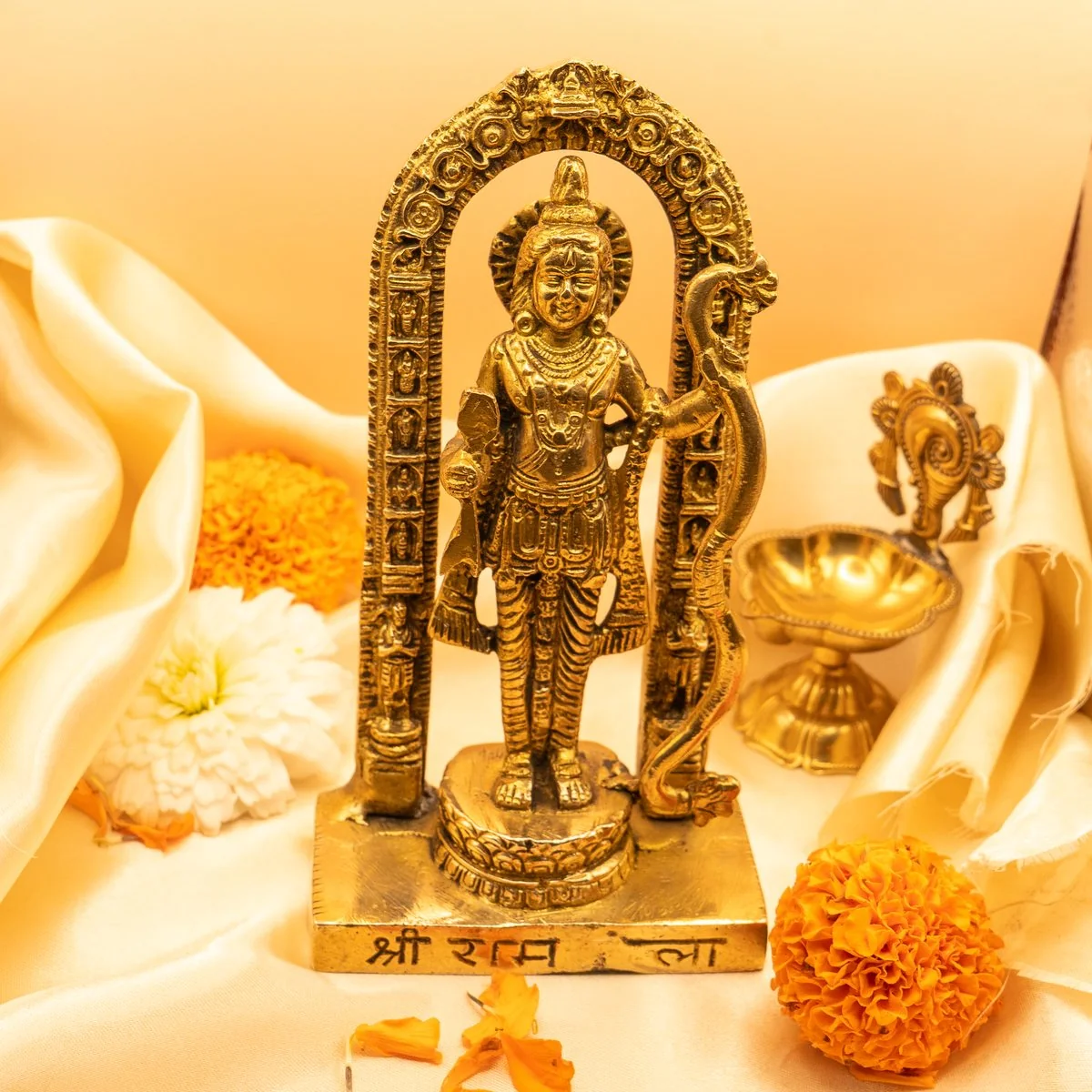 Ram Murti/Rama Idol/Pital Vishnu Ram Avatar view 7