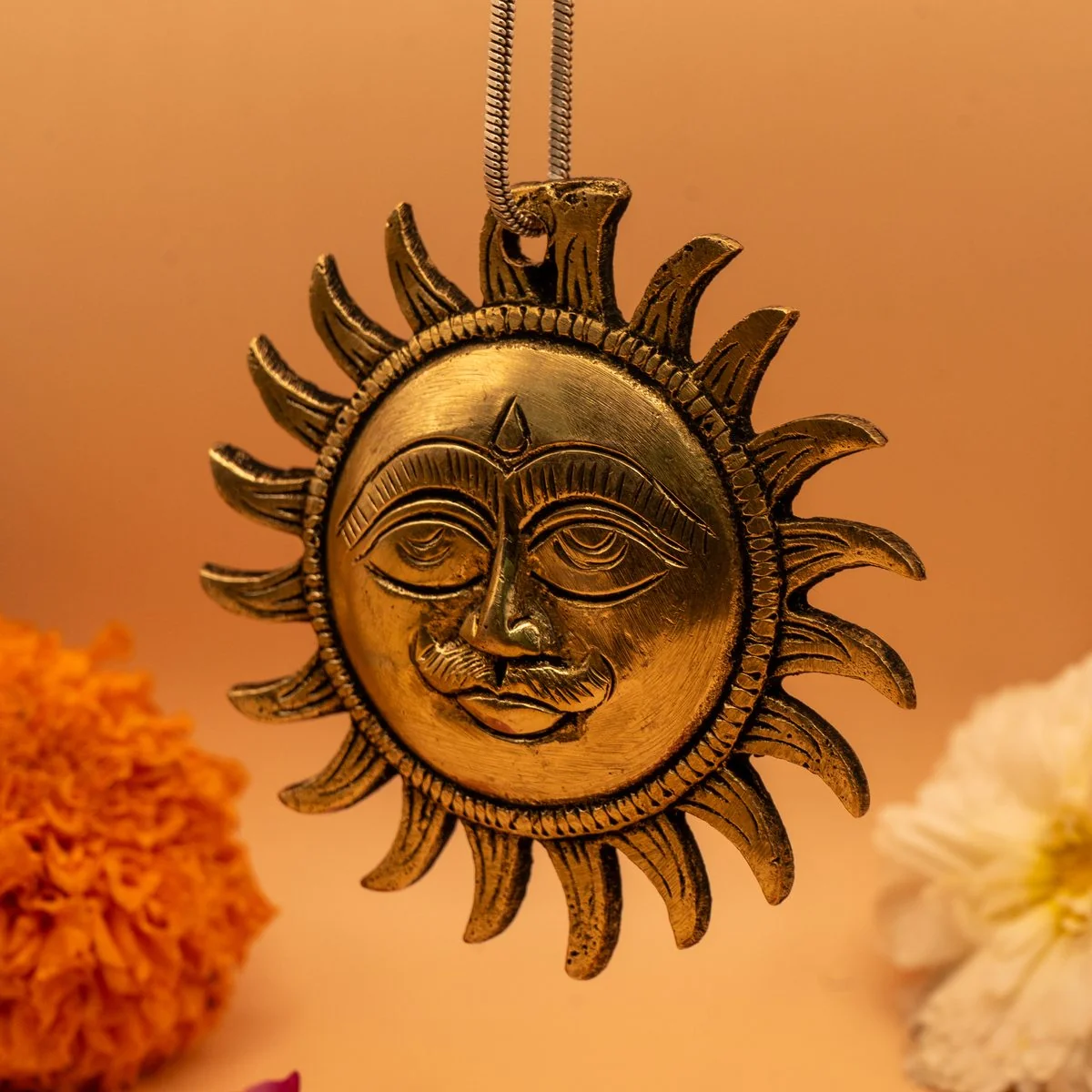 Lord Surya Dev Brass Idol