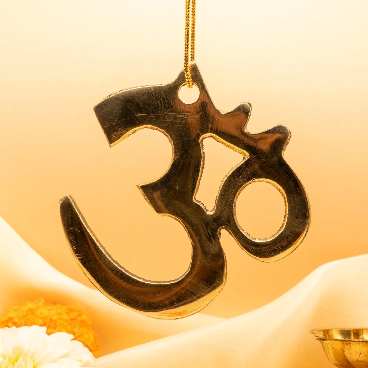 Swastik Wall Hanging Brass Idol