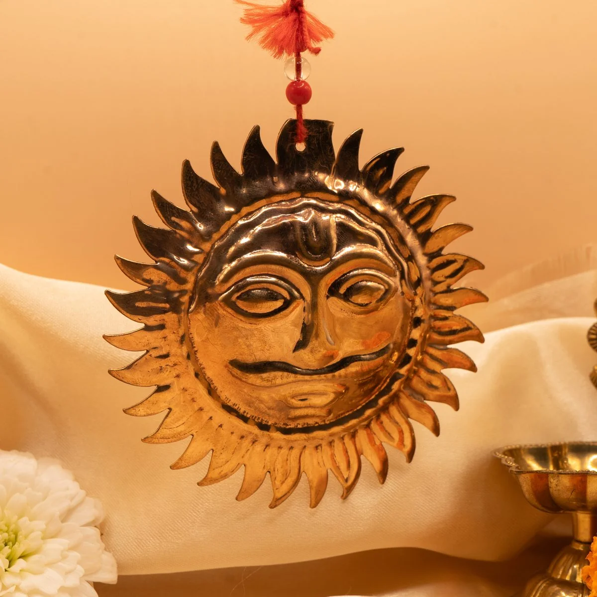 Lord Surya Dev Brass Idol